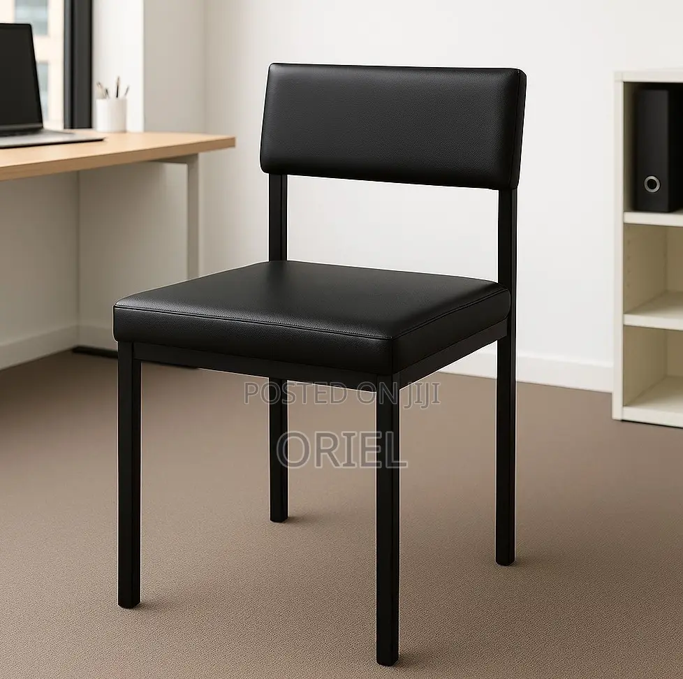 Mid Back Chairs; Space-Efficient Stackable Office Seating Chair