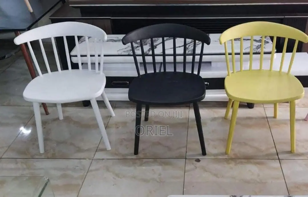 Home Chairs; Space-Saving Nordic Plastic Home Chair
