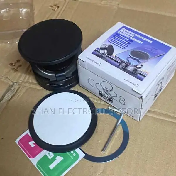 Magnetic Suction Phone Holder Cct28 : Abs + Zinc Alloy