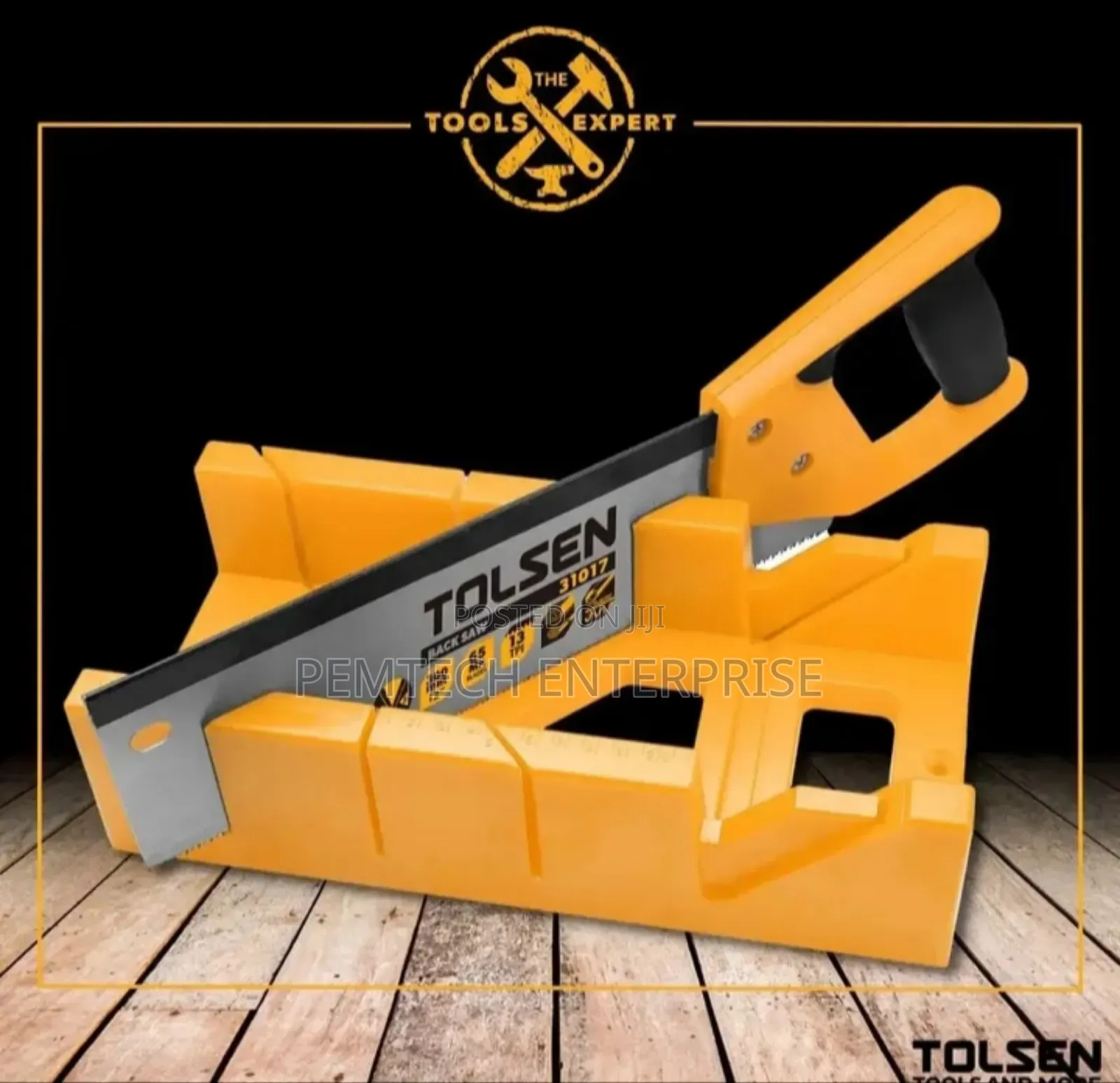 Tolsen Mitre Box With Back Saw Set (Model 31017).