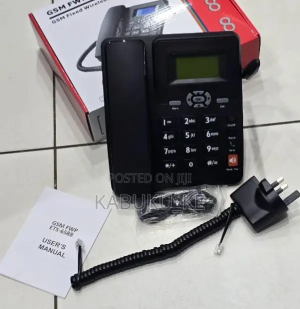 Gsm Fwp 6588 Fixed Wireless Phone - With Sim Card Slot,