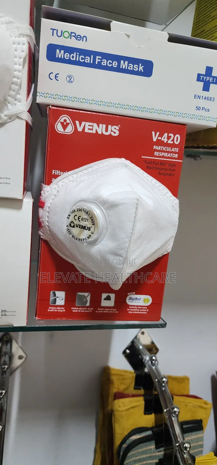 Venus  Ffp2 /N95 Dust Mask Respirator With Valve
