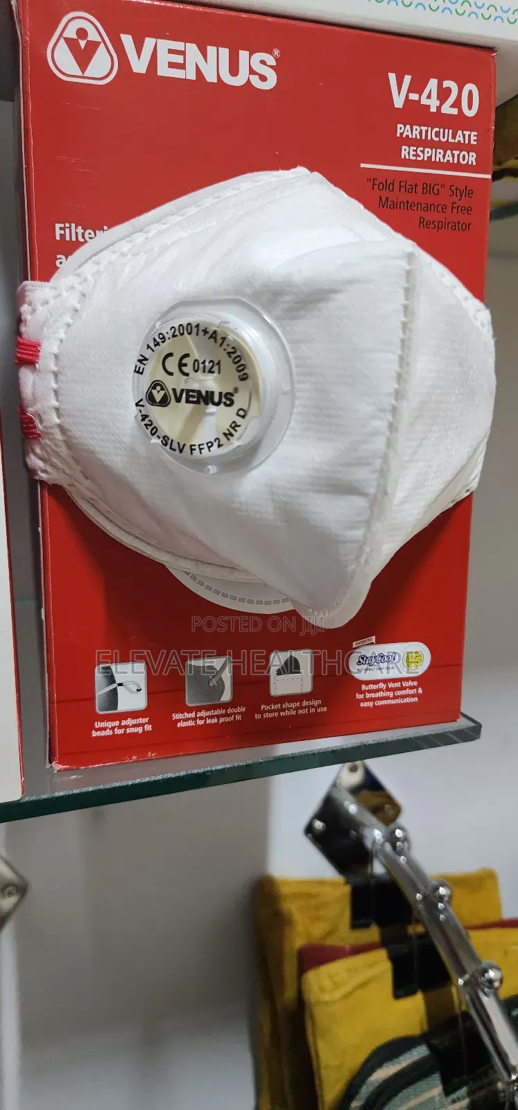 Venus  Ffp2 /N95 Dust Mask Respirator With Valve