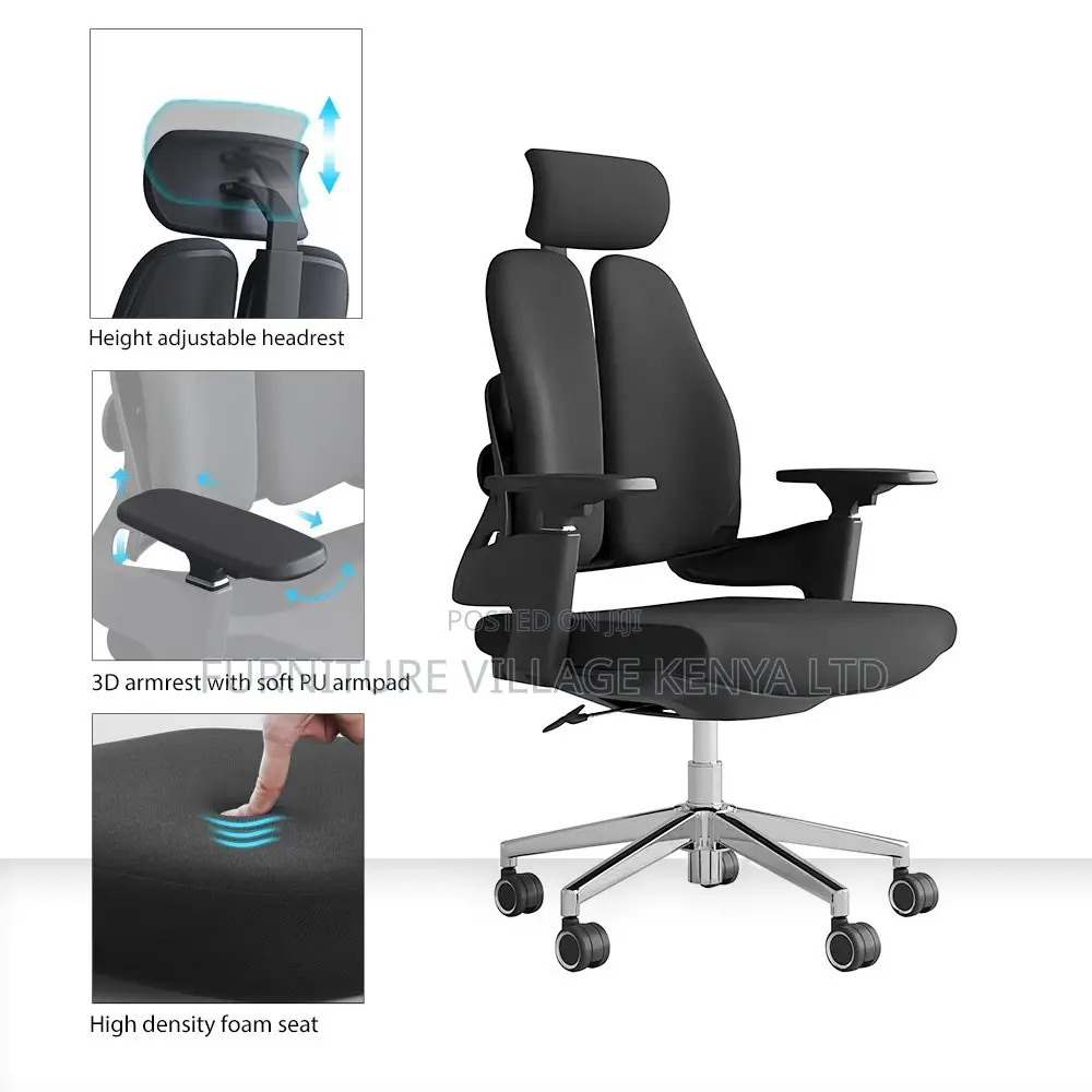 Office Chair; Orthopedic High-back Office Chair