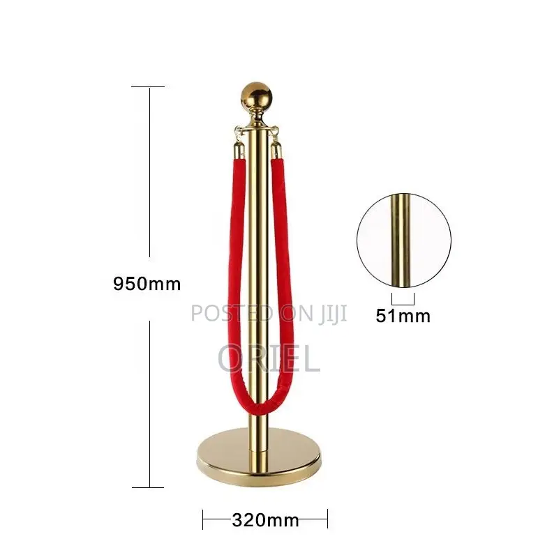 Stanchion Rope; Vip Area Velvet Stanchion Rope