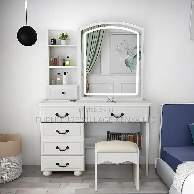 Dressing Table; Bedroom Dressing Table With Led Lights