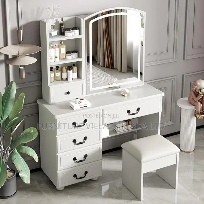 Dressing Table; Bedroom Dressing Table With Led Lights