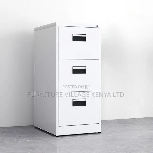 Office Cabinet; Modern 3-drawer Metal Filing Cabinet