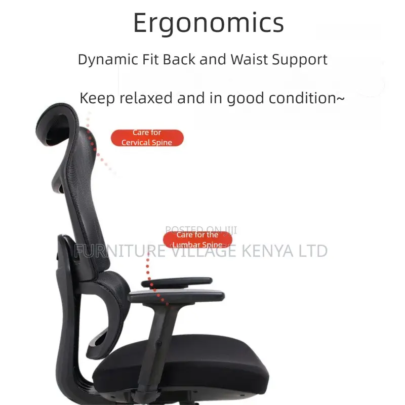 Office Chair; High Back Ergonomic Office Chair