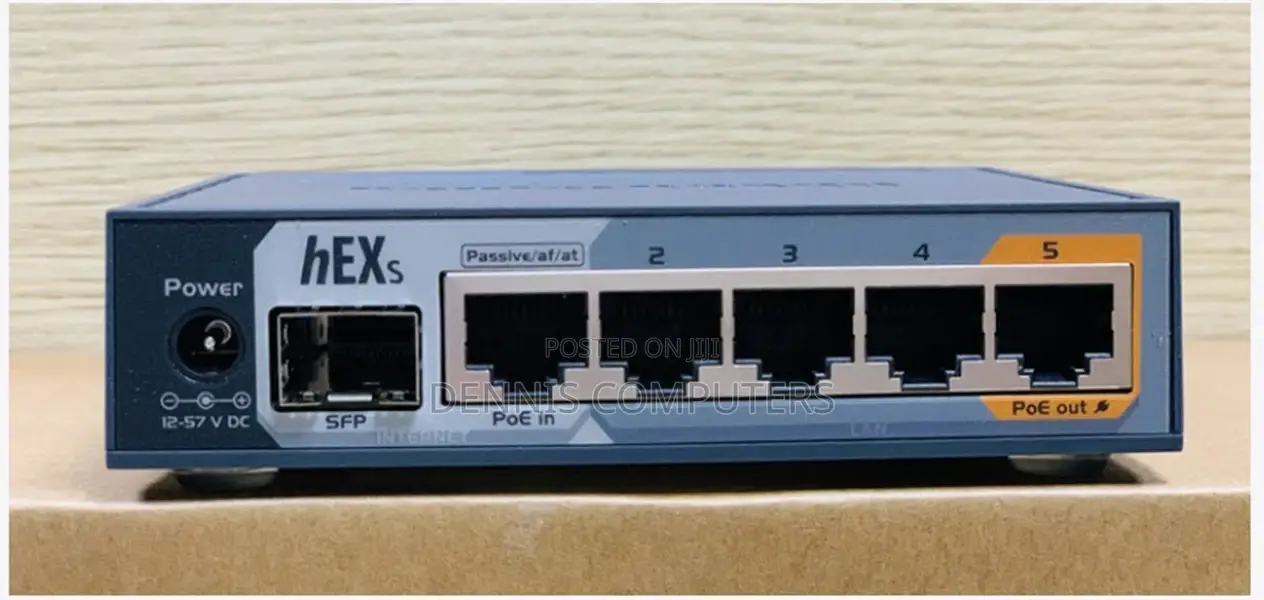 Mikrotik Rb760igs Hex S 5×Gigabit Ethernet SFP Dual Core 880mhz Cpu