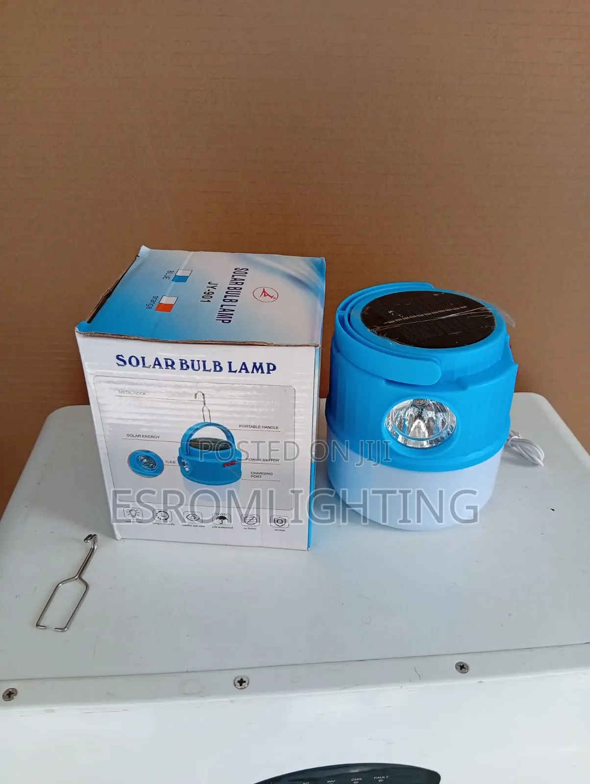 Rechargeable Solar Bulb Lamp – Bright, Portable Reliable!