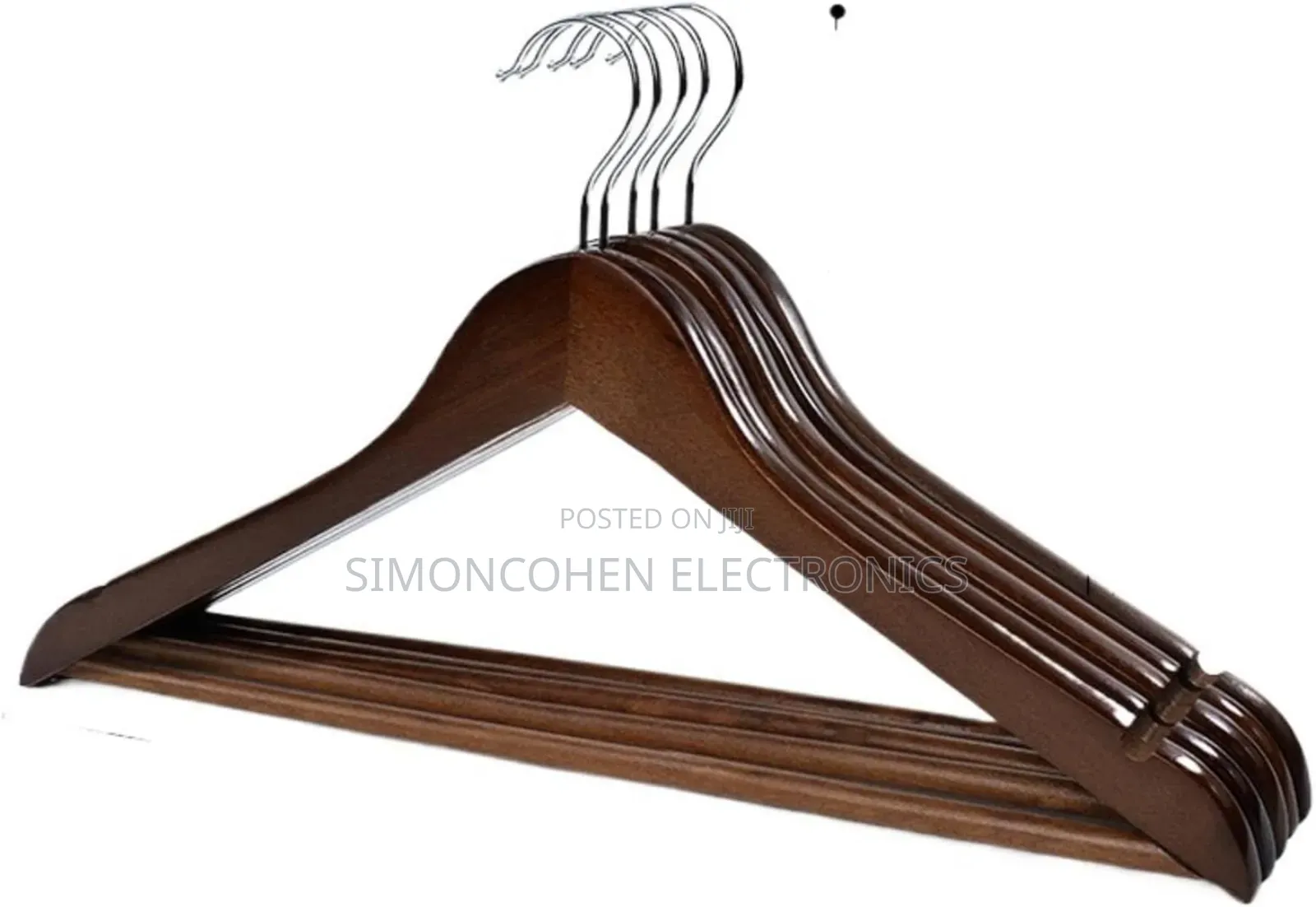 10pcs Wooden Hangers For Clothes