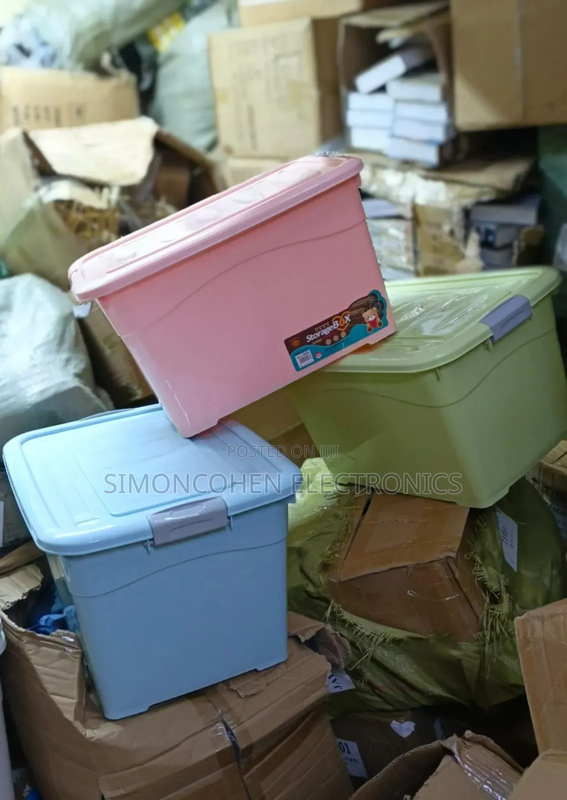 70l Stackable Storage Box With Wheels
