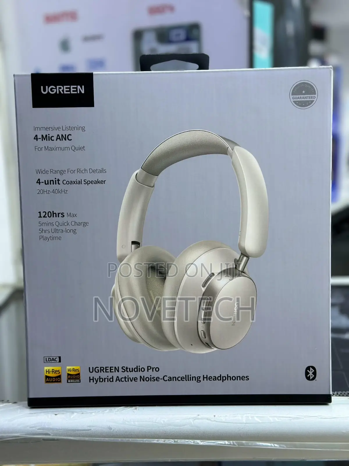 Ugreen Studio Pro Headphones Wireless, 120h Playtime