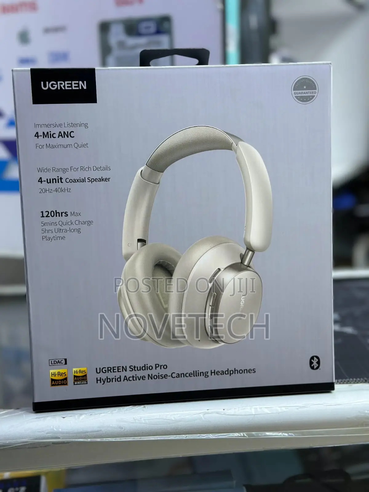 Ugreen Studio Pro Headphones Wireless, 120h Playtime