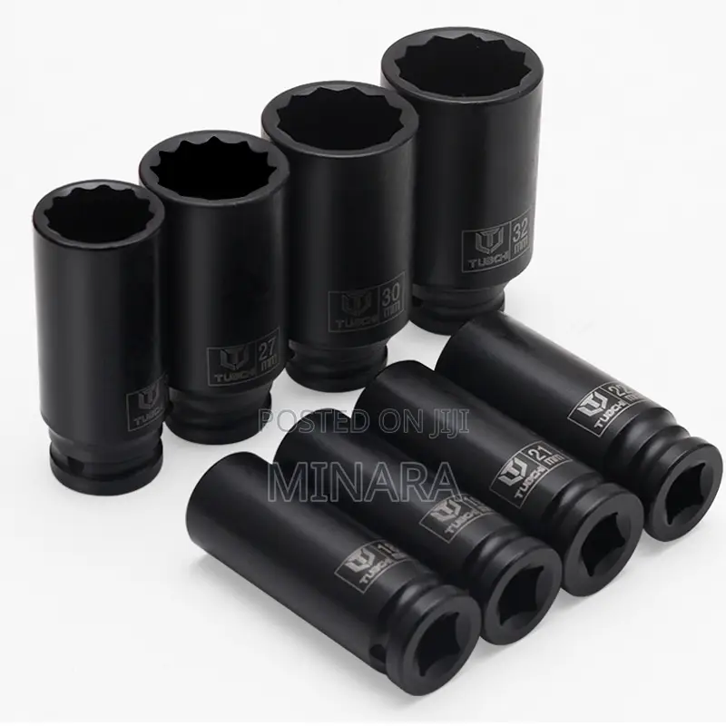 15 Pc, 1/2'' Dr, Deep Impact Sockets, Heavy Duty, 12 Pt (Spline) 10-32