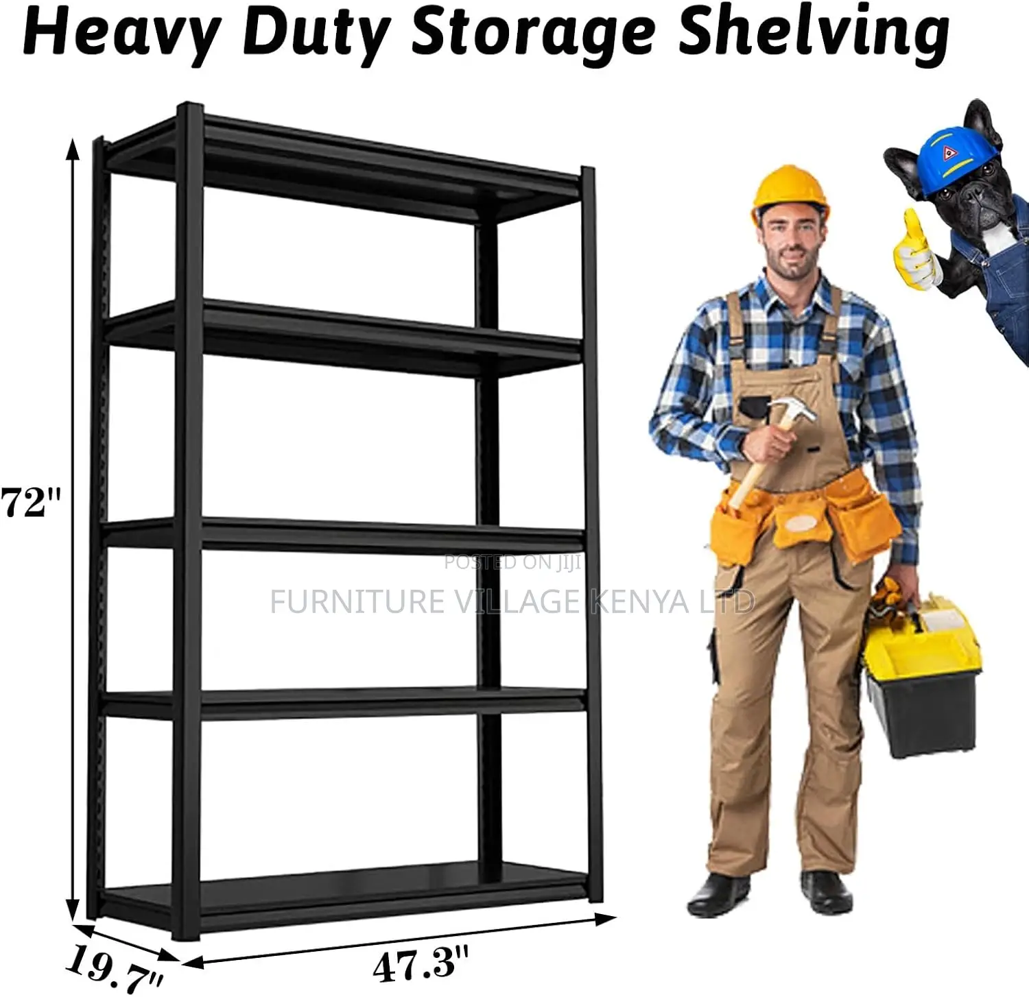 Metal Racks| 5 Tier Adjustable Metal Shelves For Storage