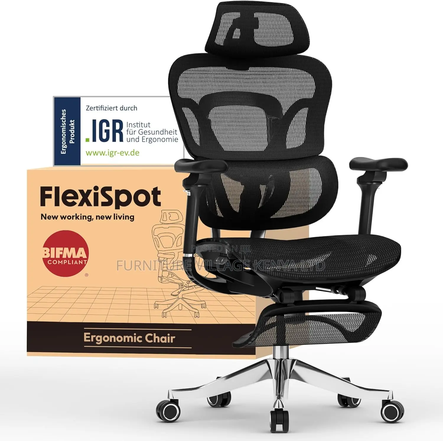 Office Seats| Highback Executive Orthopedic Office Chair