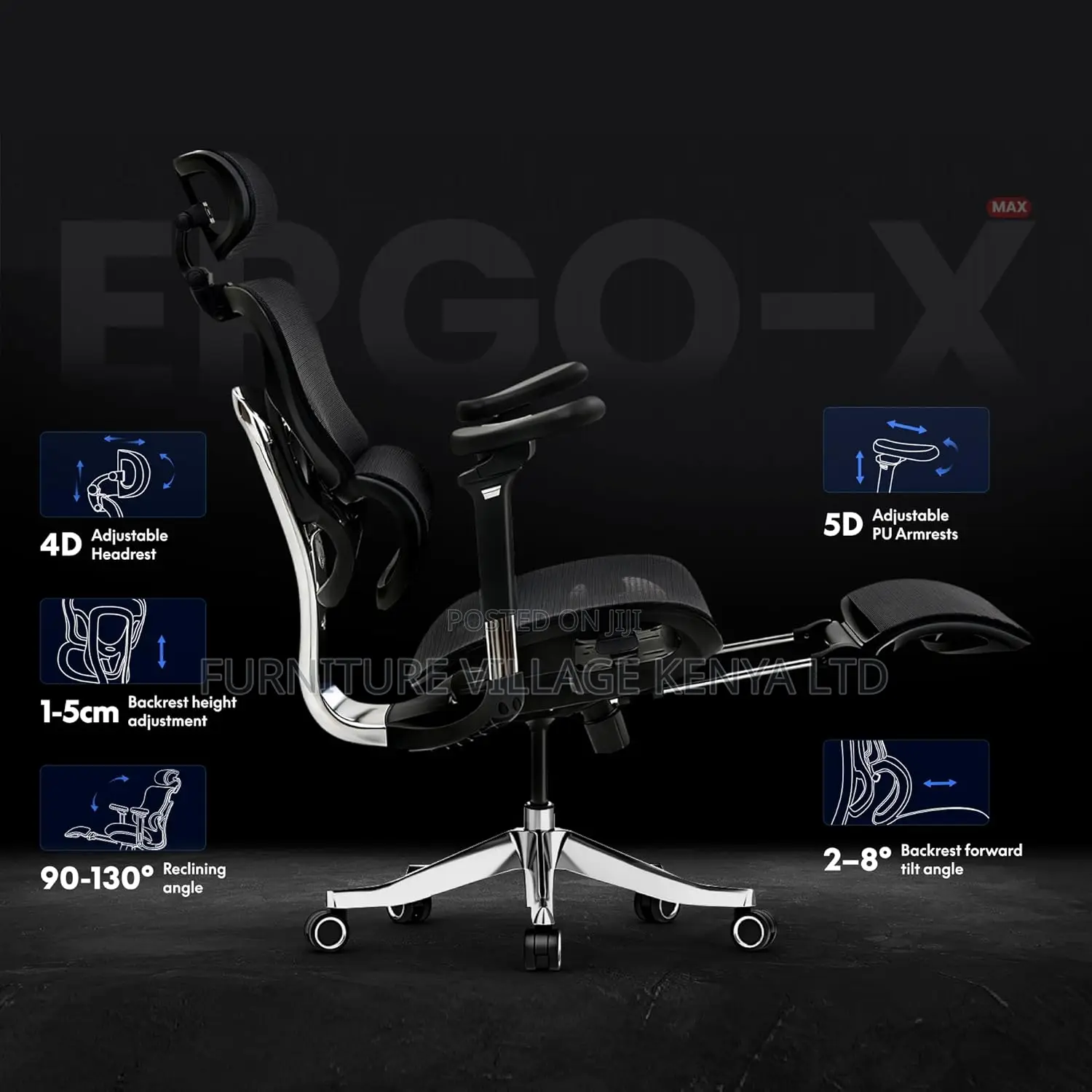 Office Seats| Highback Executive Orthopedic Office Chair