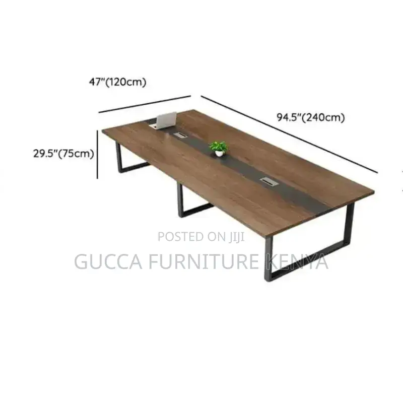 8-10 Seater Office Conference Table-steel Base