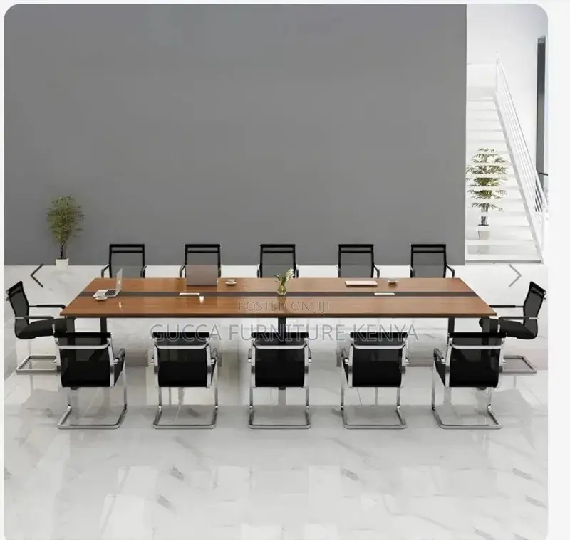 8-10 Seater Office Conference Table-steel Base