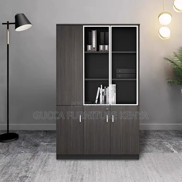 3-doors Wooden Office Filling Cabinet