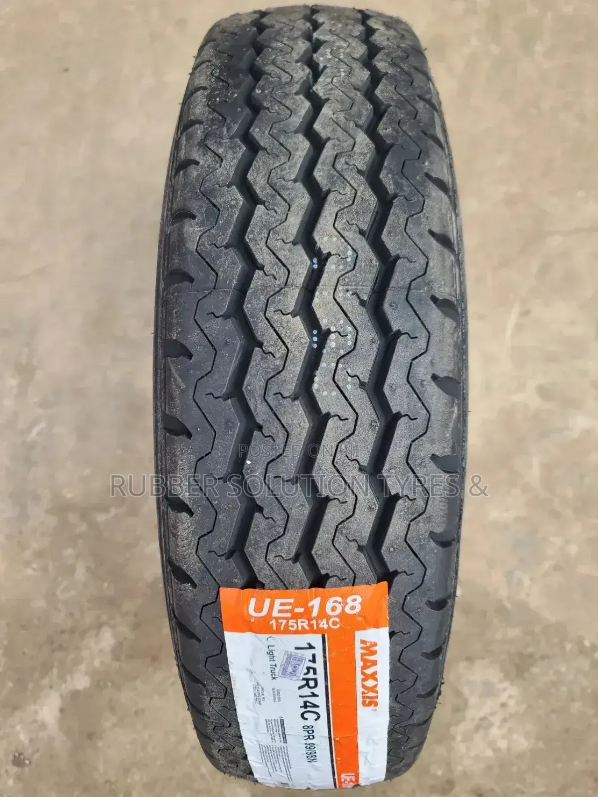 175r14 C Maxxis Tires 8pr [Ue-168] Made in Thailand