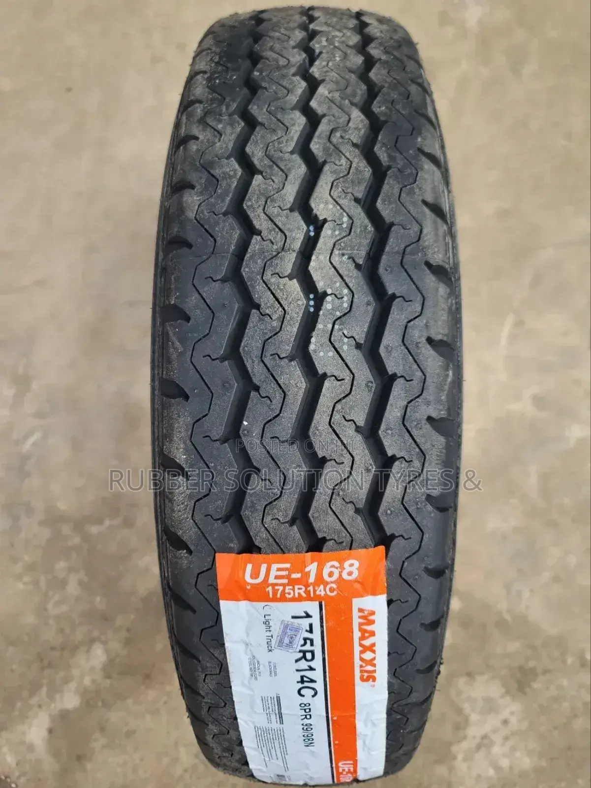 175r14 C Maxxis Tires 8pr [Ue-168] Made in Thailand