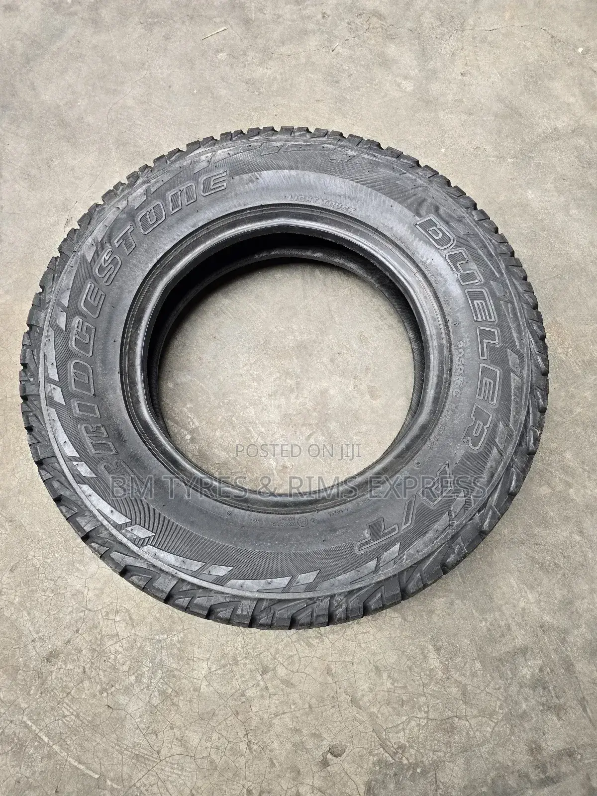 205 R16 Bridgestone Tyres (All Terrein) Commercial.