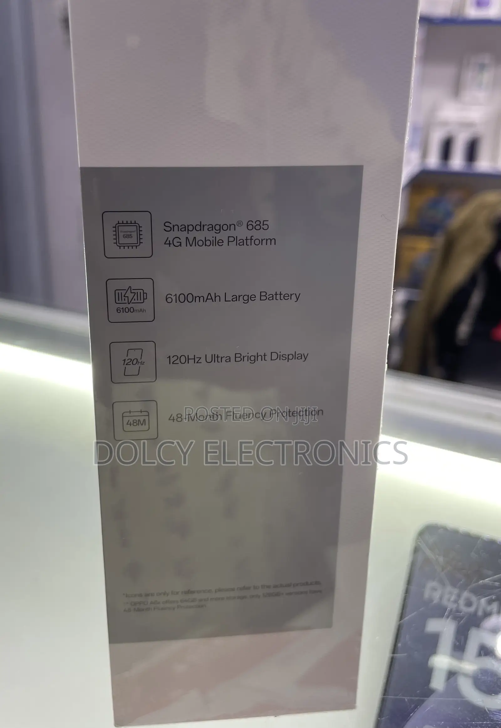 New Oppo A6x 128 GB Black