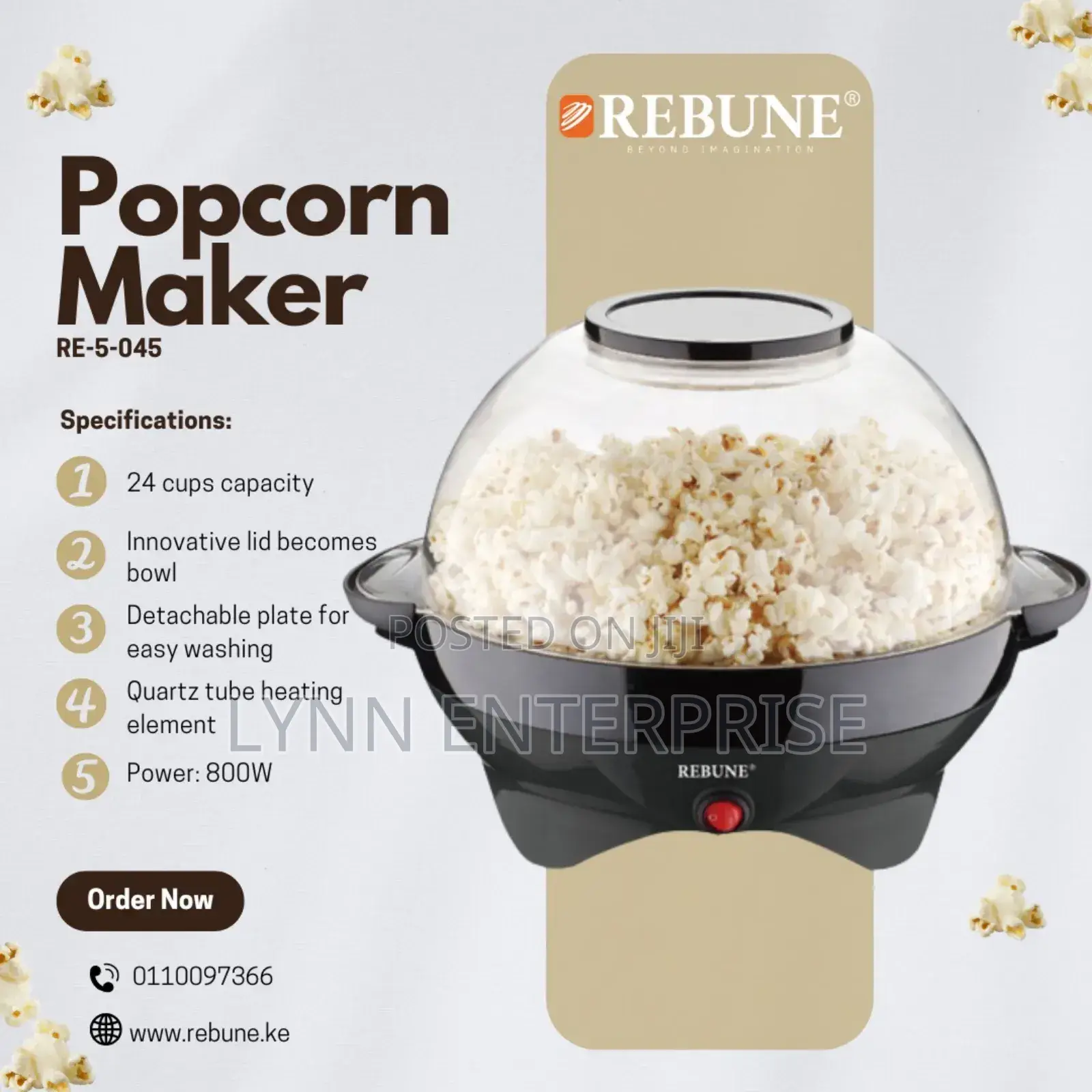 *Popcorn Maker* *Model:* Re-5-045