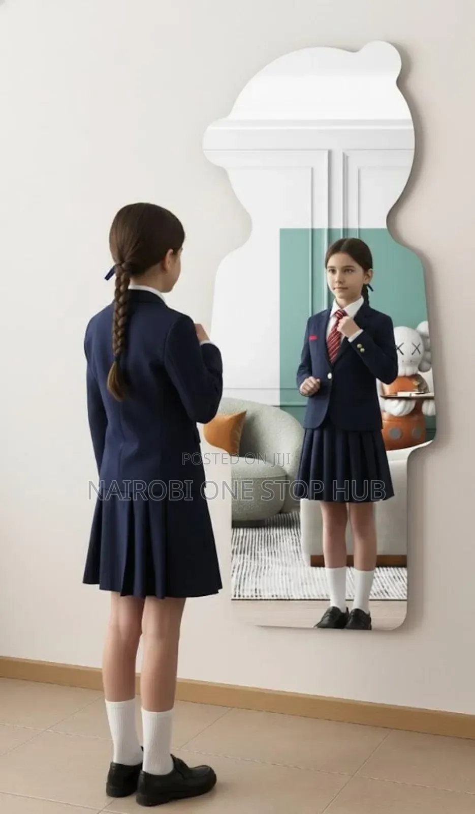 Dolly Shape Acrylic Mirror 
120cm×40cm