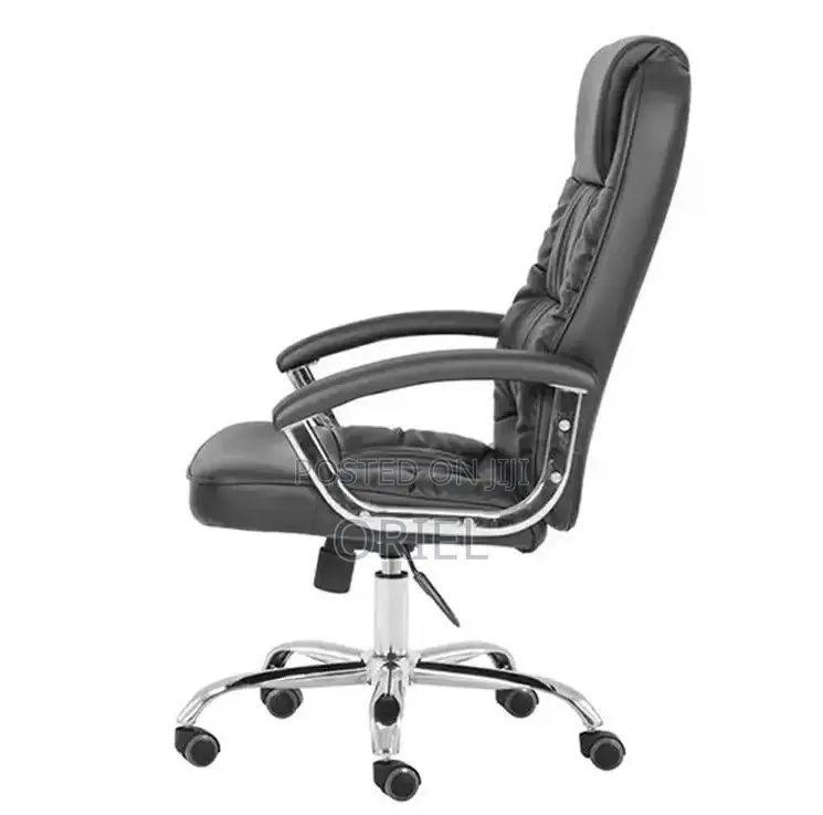 Office Chairs; Premium Comfort High-Back Leather Office Chair