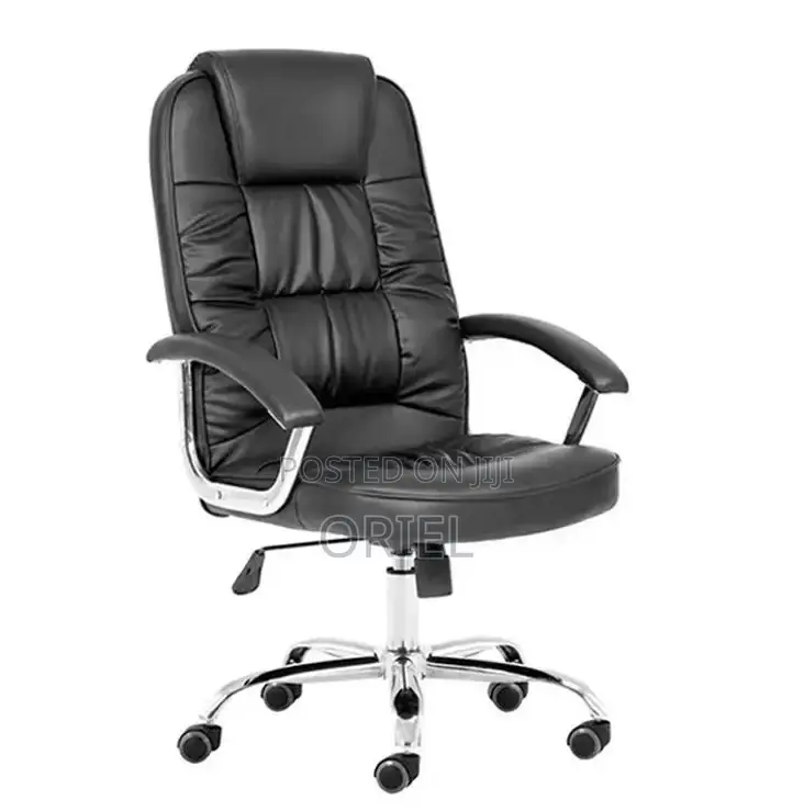 Office Chairs; Premium Comfort High-Back Leather Office Chair