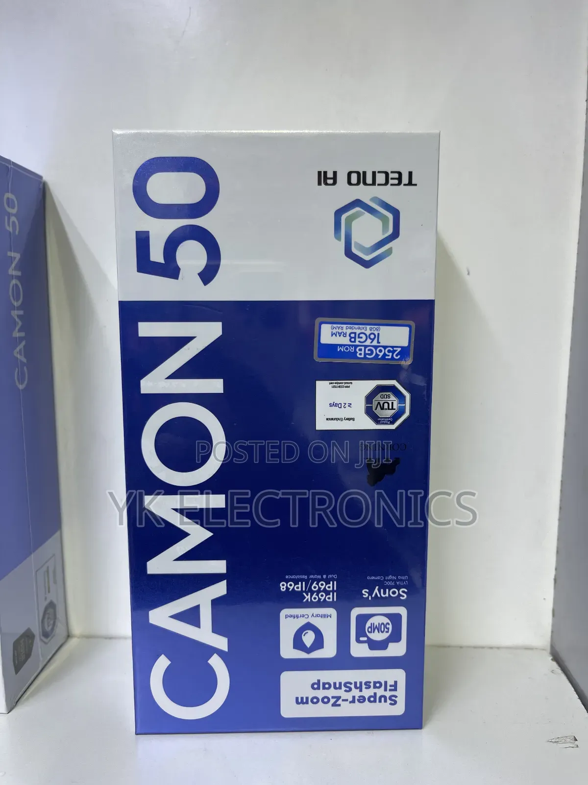 New Tecno Camon 50 256 GB Black