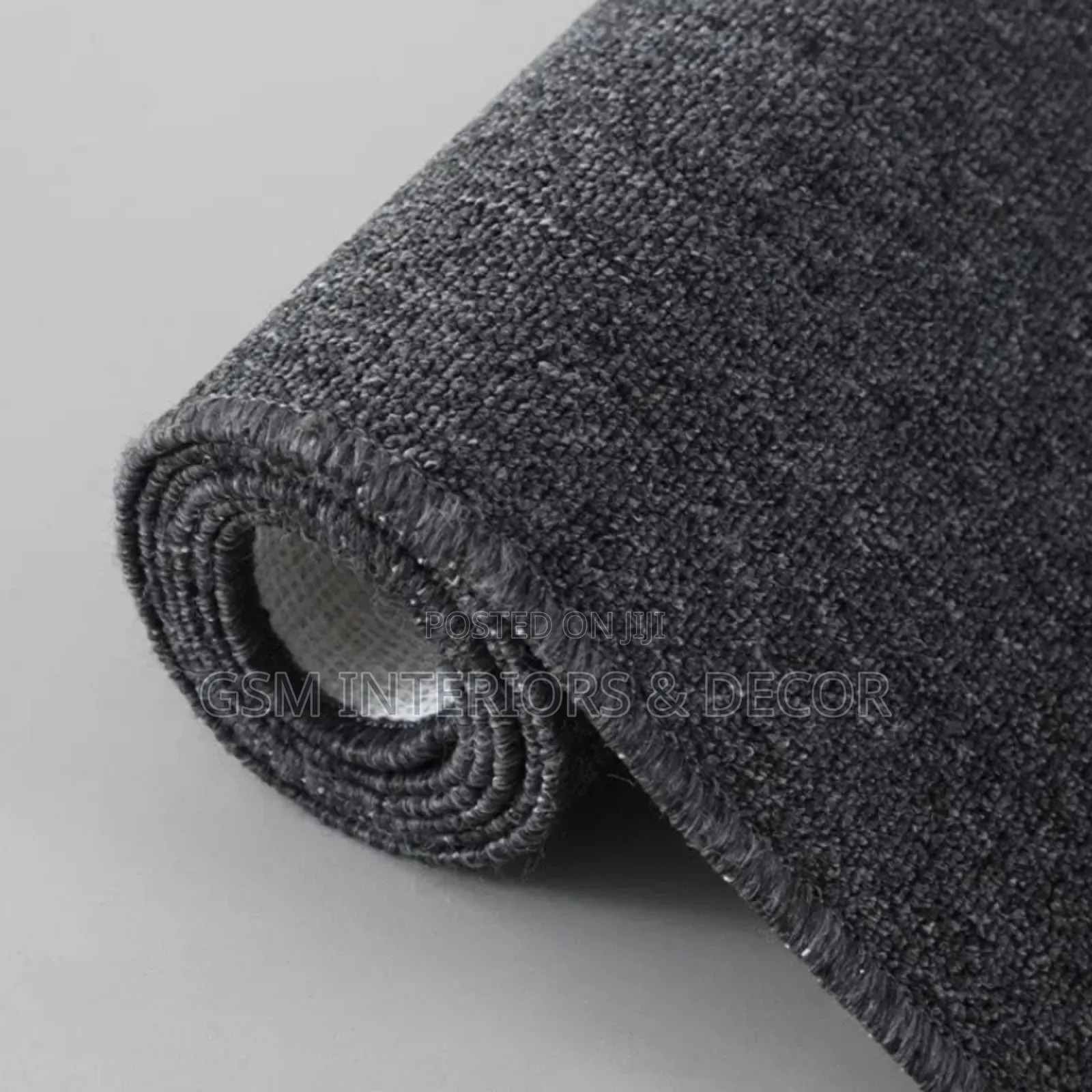 Dark Grey Wall to Wall Carpets Binded 3.6m