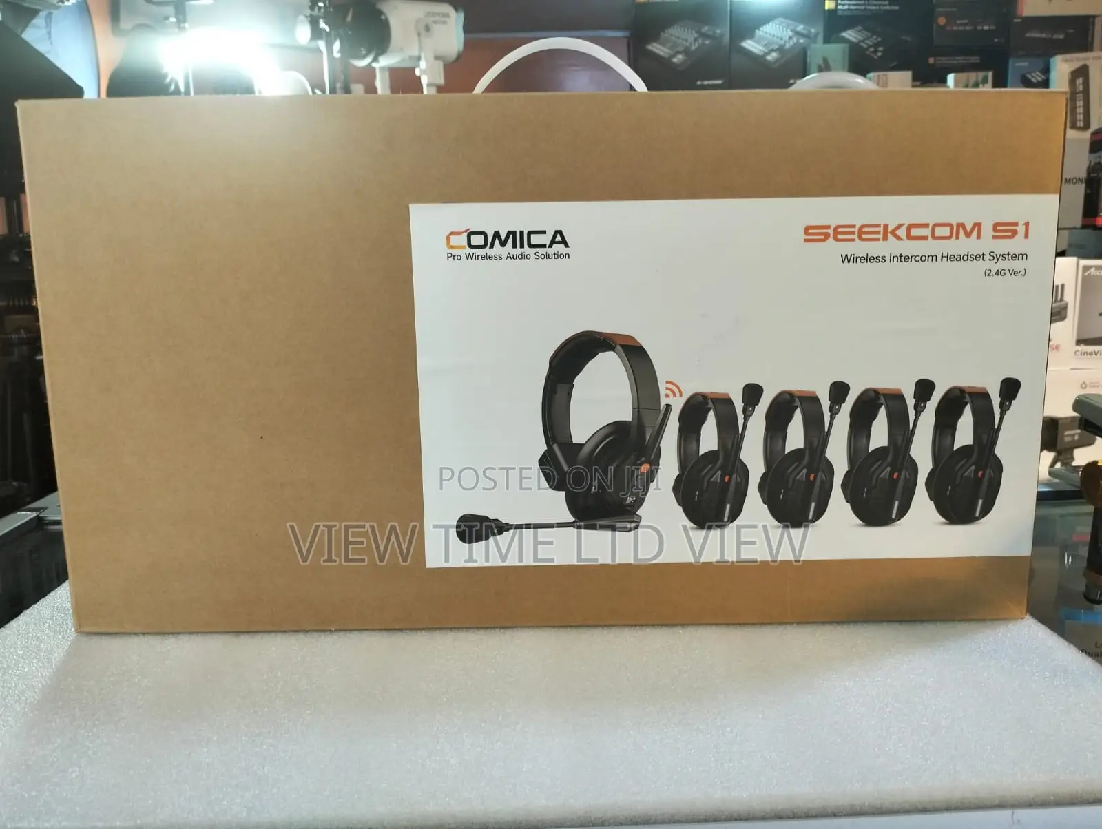 Comica Audio Seekcom S1 Wireless Intercom Headset System (Five Set)
