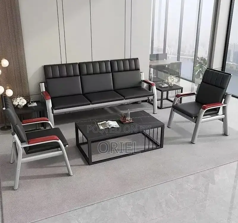 Office Bench : 5-Seater Executive Lobby Reception Sofa-Bench