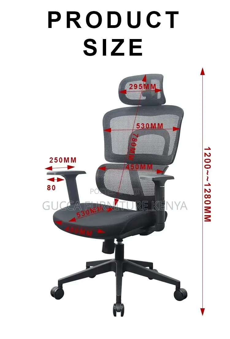 High-back Orthopedic Mesh Office Study Chair