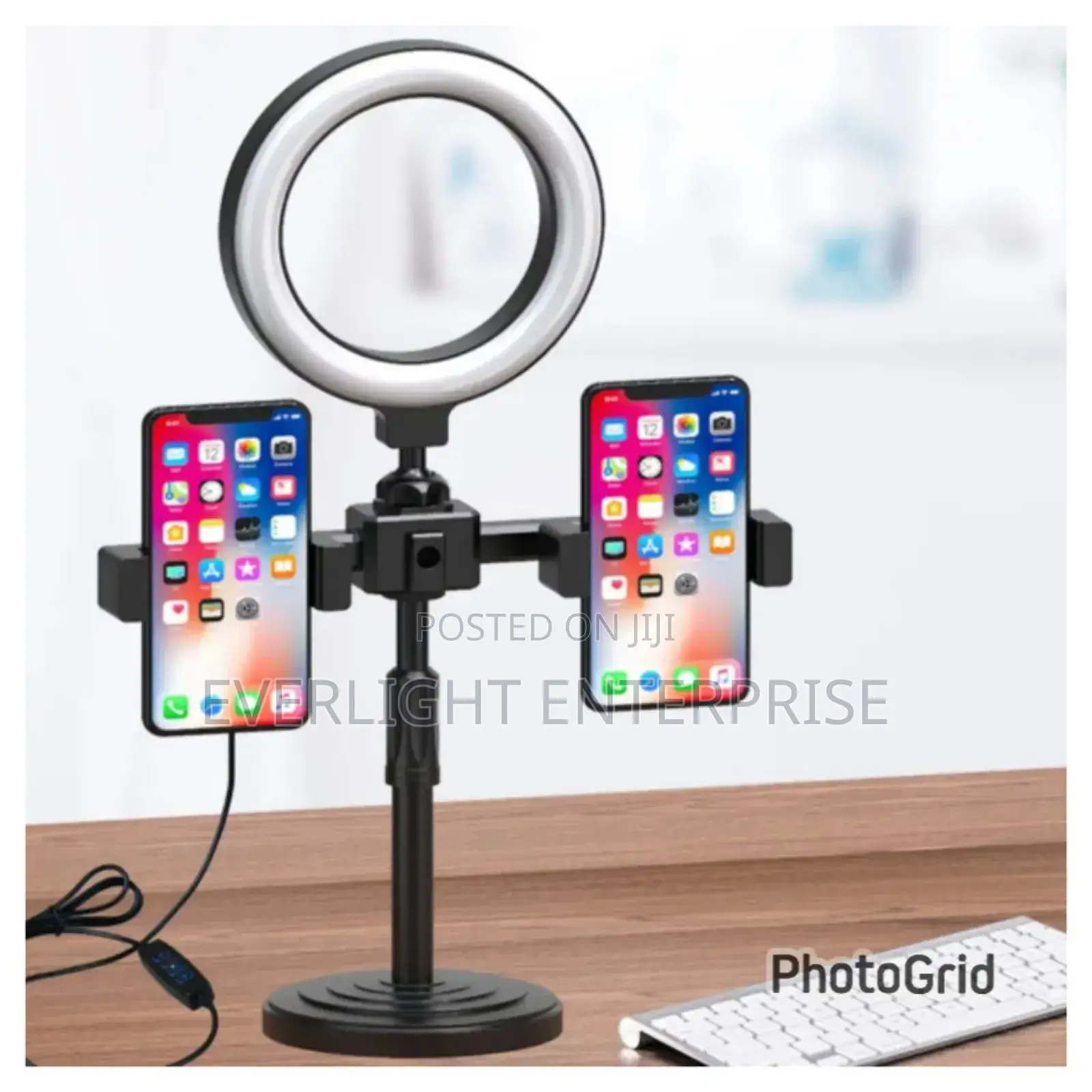 3 Coloured Tripod Stand Ringlight