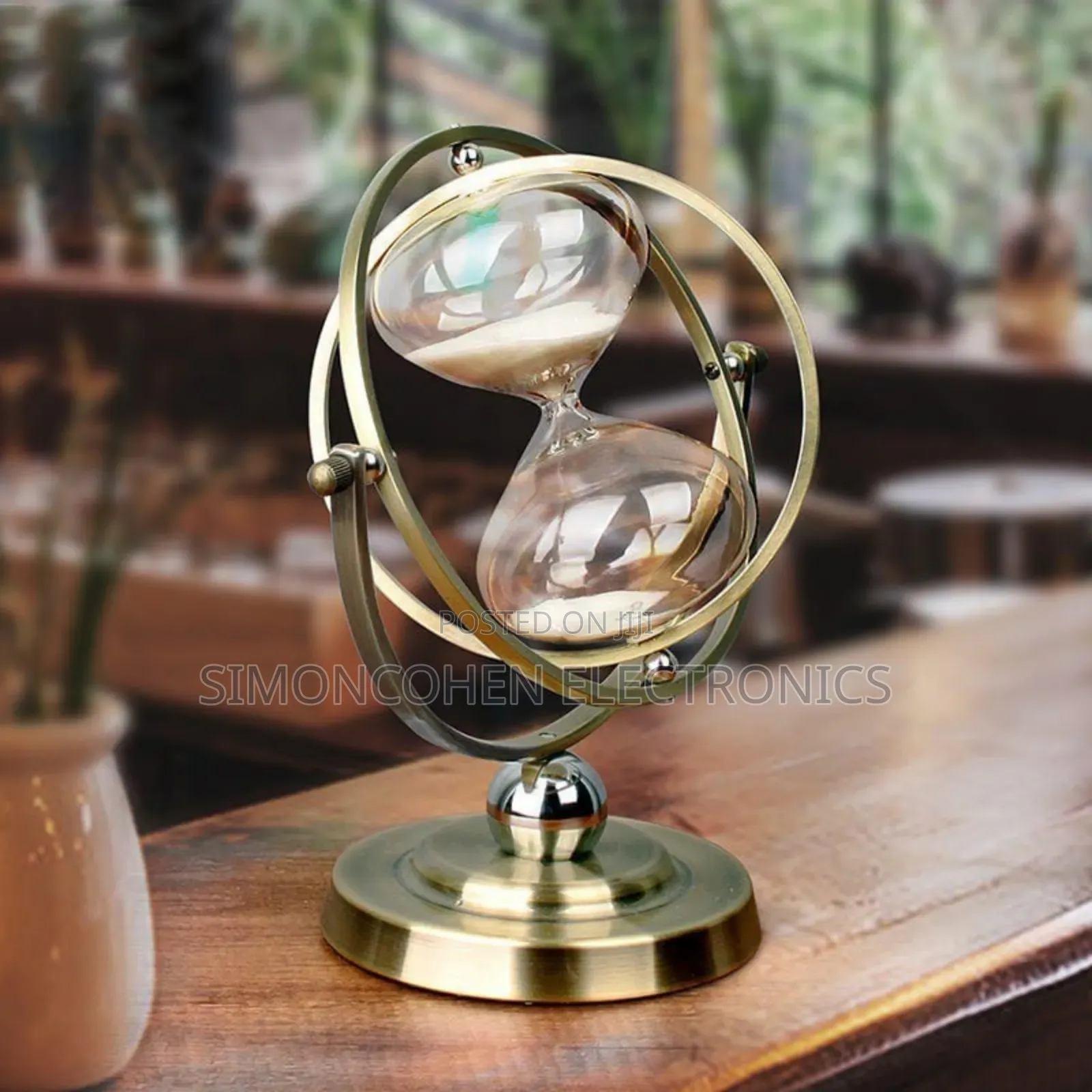 Hourglass, Globe Hourglass Timer Ornament Statue Sculpture Hour Glass