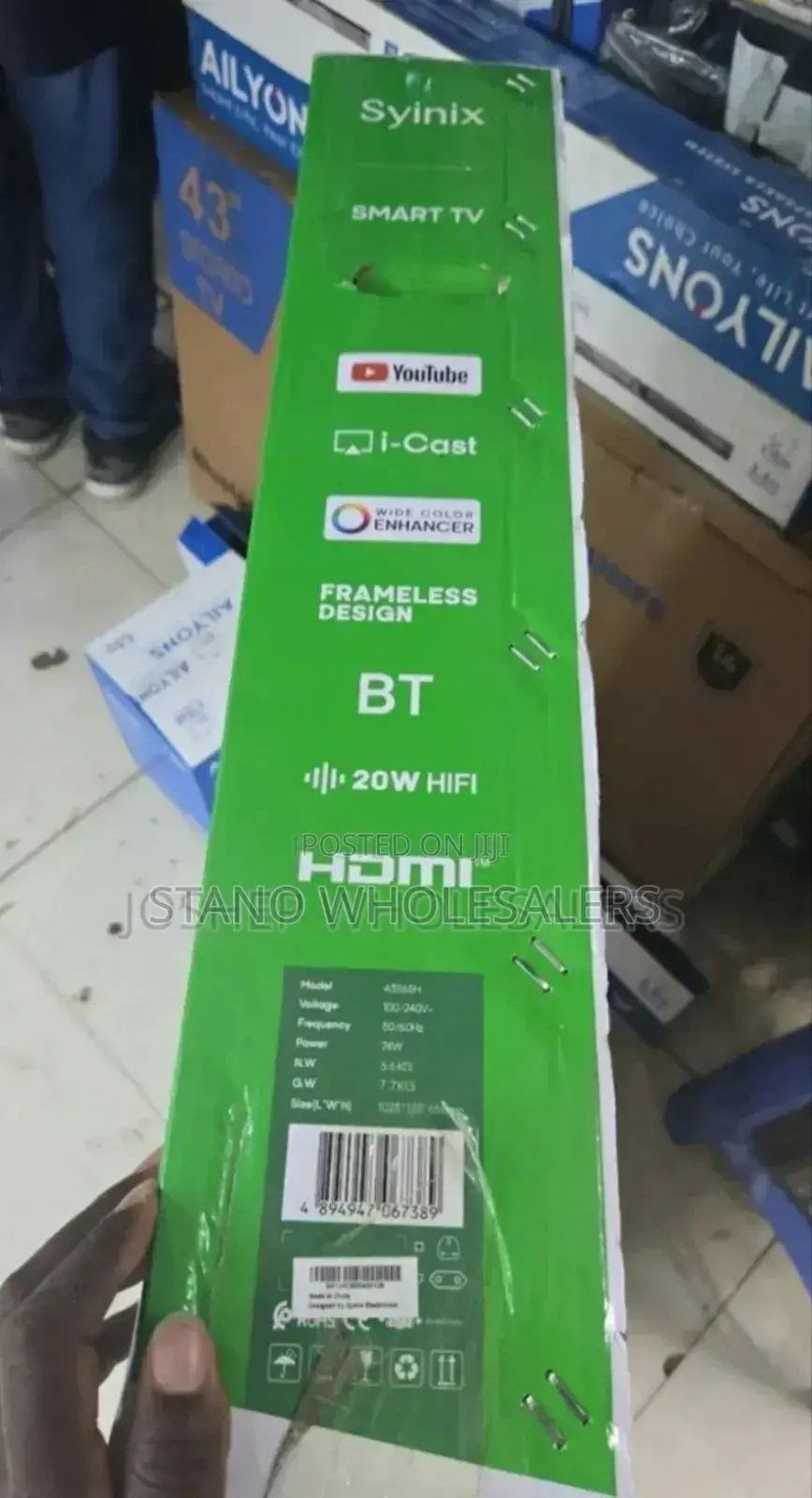 Syinix 43inches Smart Tv