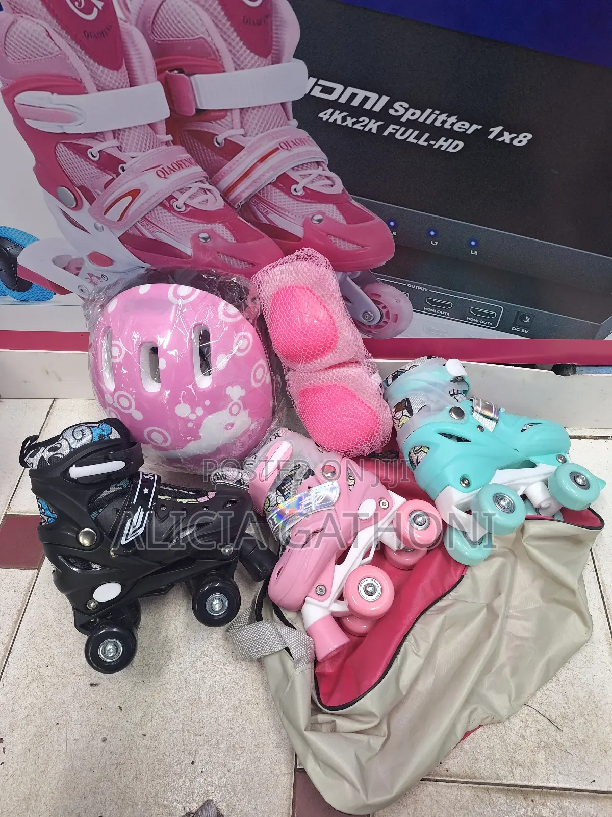 Kids Quad Skates Size 26-30