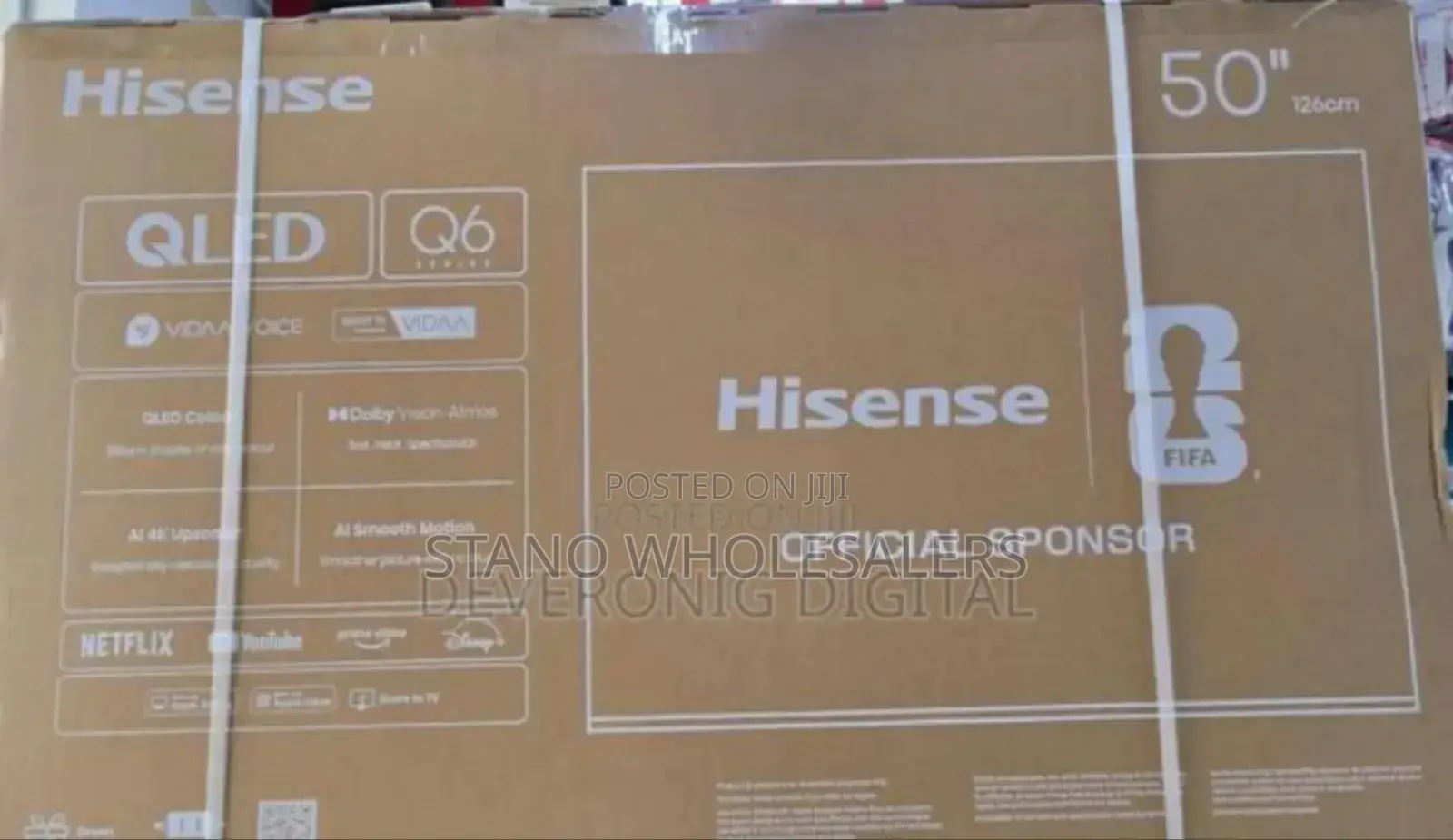 2hisense 50inches Smart Tv