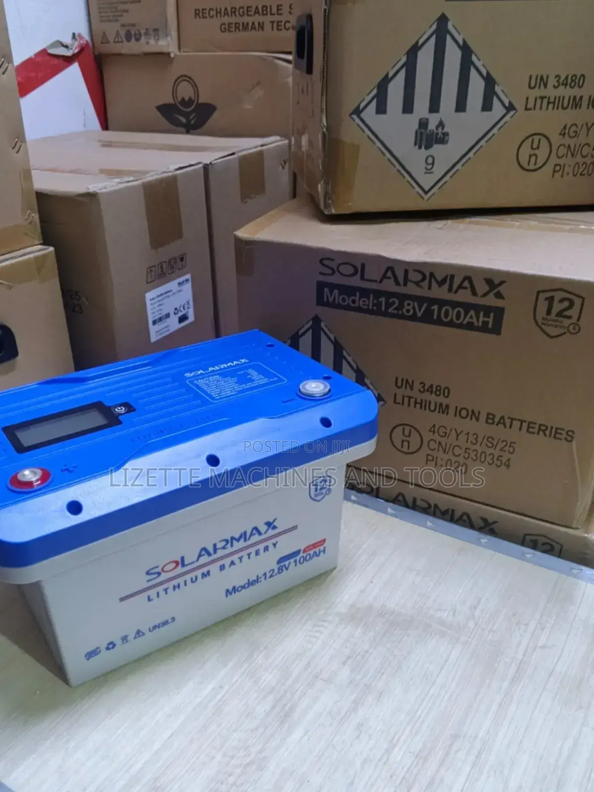 Solarmax 100ah Lithium Battery 12.8v