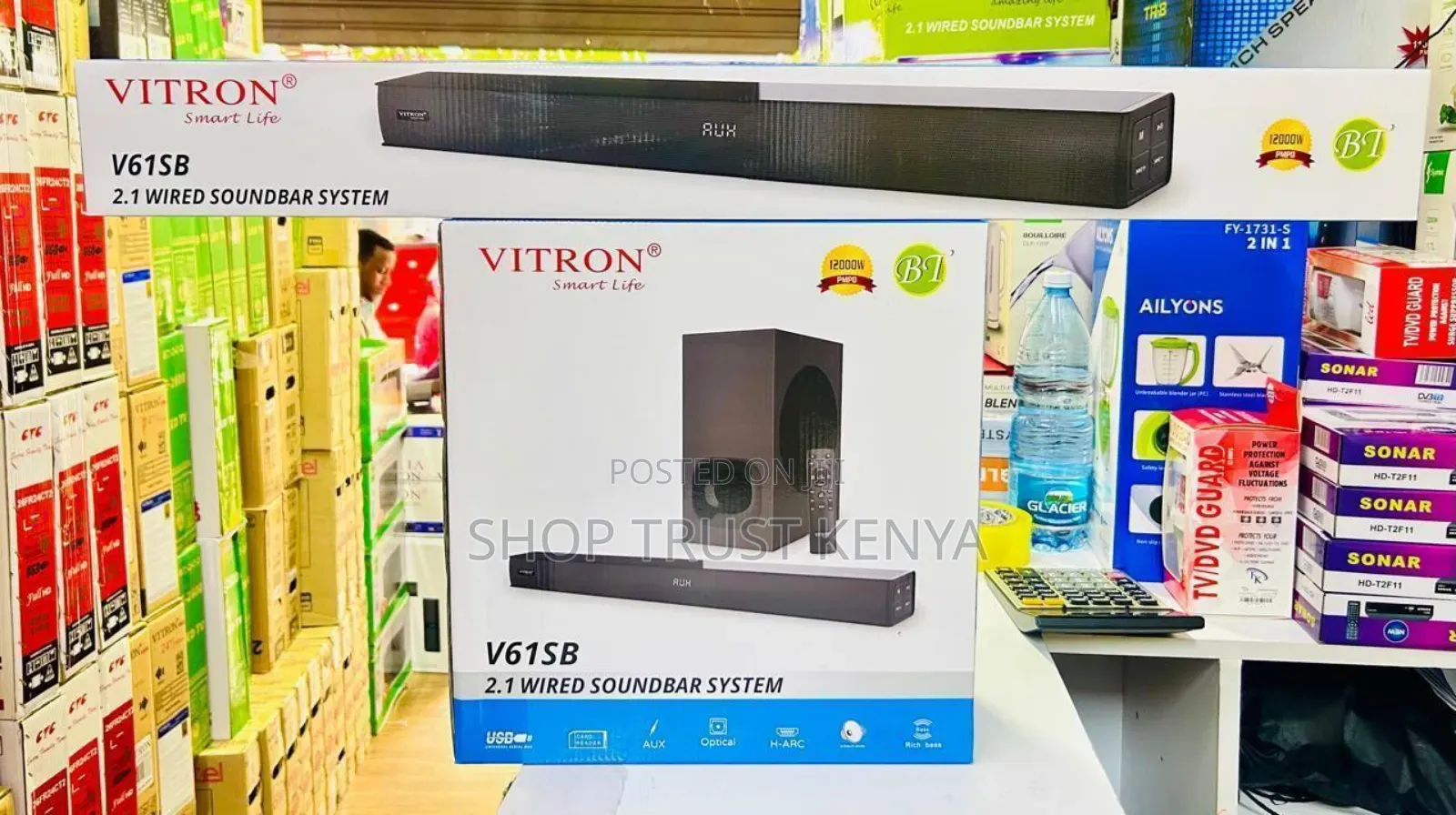 Vitron V61sb Soundbar 2.1wired Soundbar System