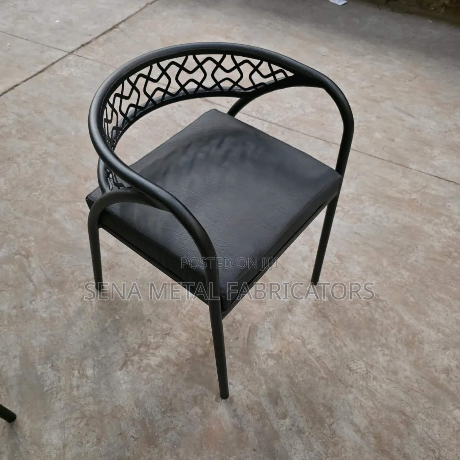 Comfortable Modern Restaurant Chair With Durable Laser-Cut Design.
