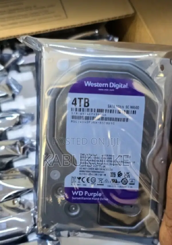 4.0tb Wd Western Digital Purple Surveillance Hard Disk