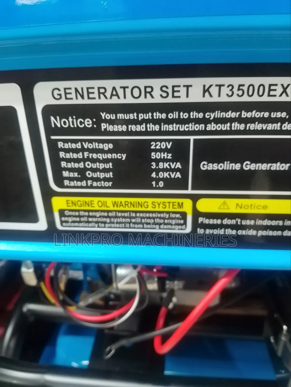 3.8kva Kato Germany Kt3500exe Petrol Generator