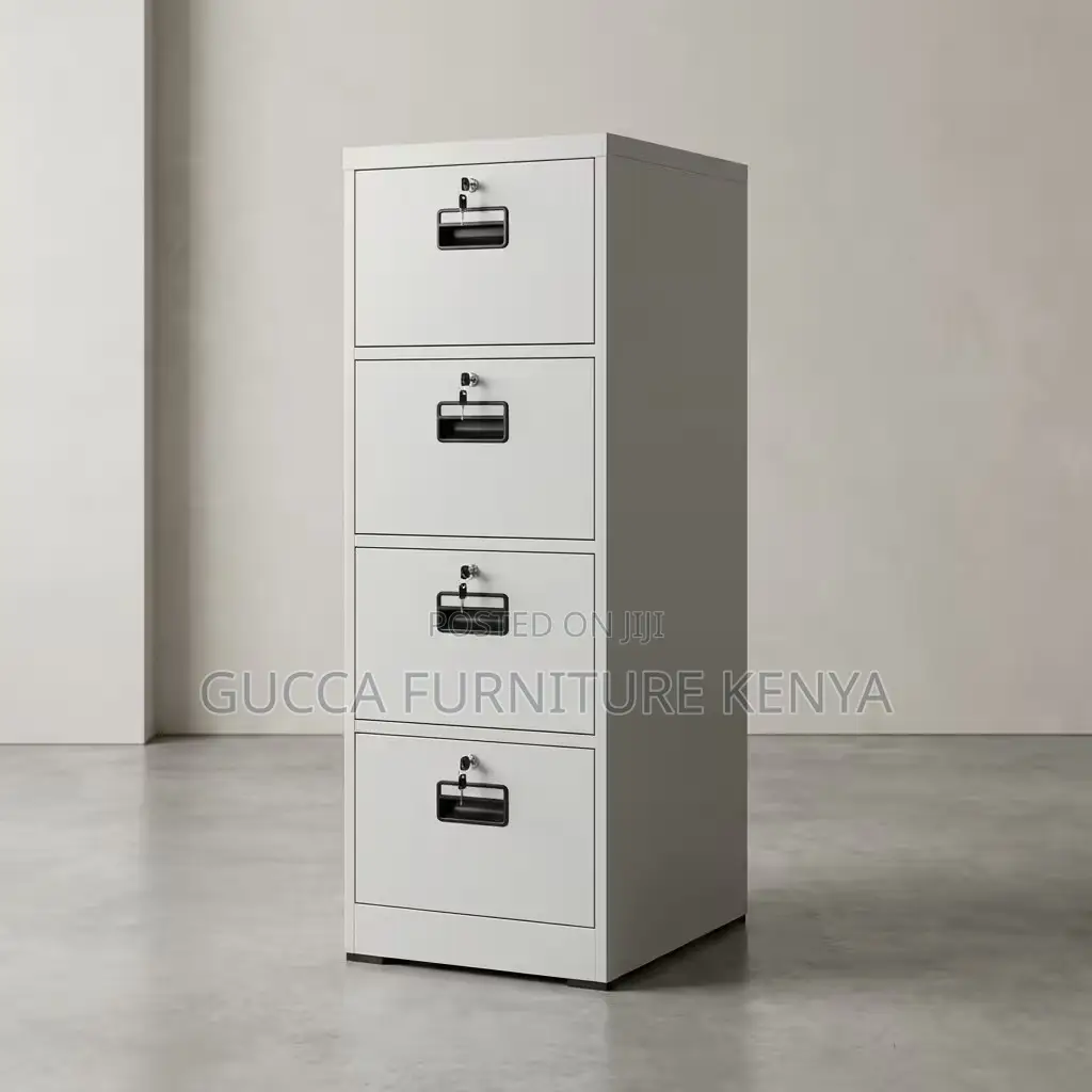 4-drawer Metallic File Storage Cabinet